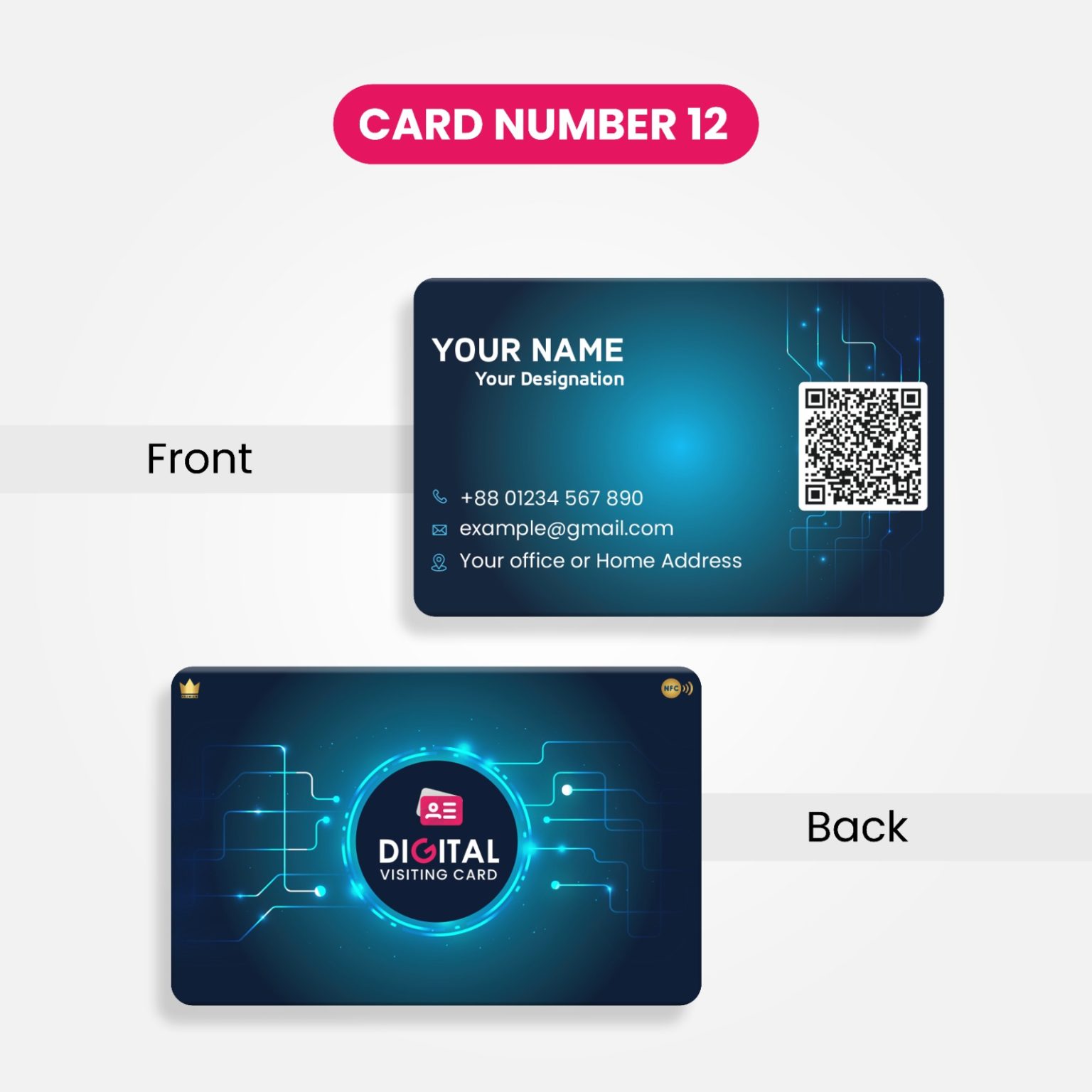 Demo Card Design Digital Visiting Card